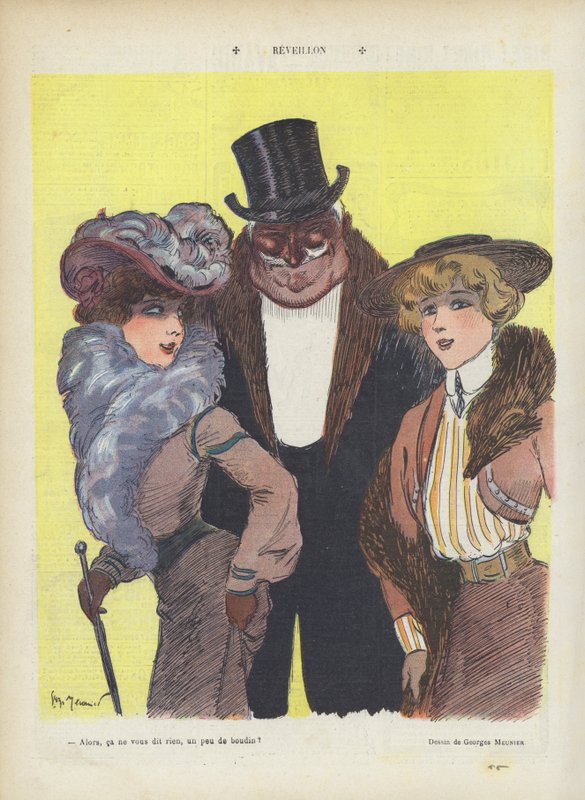 Ilustracja do Le Rire autorstwa Georges Meunier