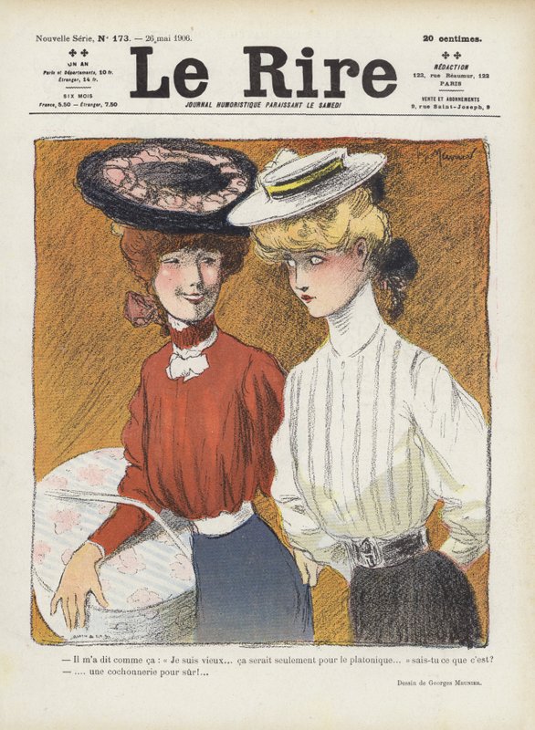 Ilustracja do Le Rire autorstwa Georges Meunier