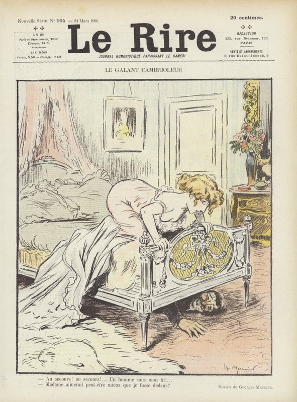 Ilustracja do Le Rire autorstwa Georges Meunier