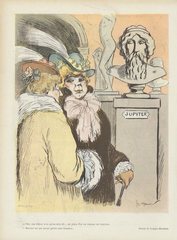 Ilustracja do Le Rire autorstwa Georges Meunier