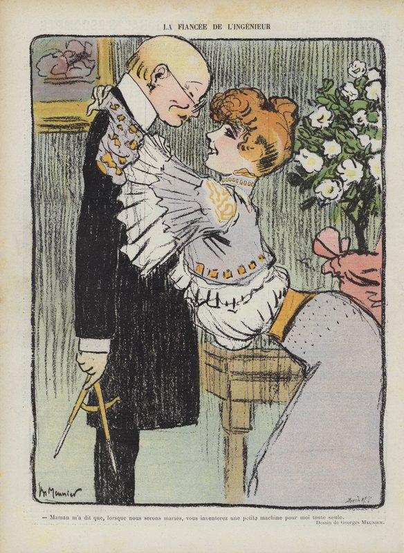 Ilustracja do Le Rire autorstwa Georges Meunier