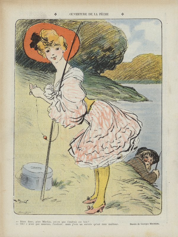Ilustracja do Le Rire autorstwa Georges Meunier