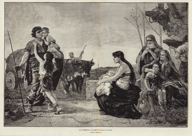 Rodzina autorstwa Georges Moreau de Tours