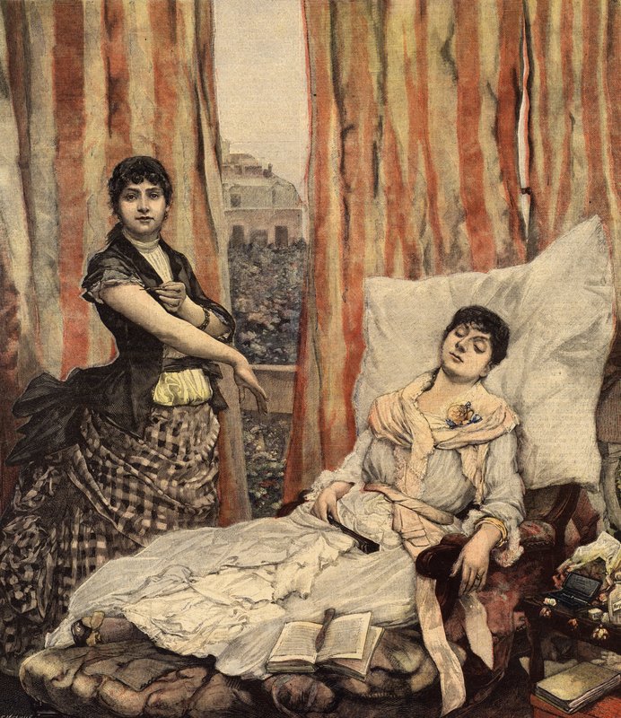 Uzależnieni od morfiny autorstwa Georges Moreau de Tours