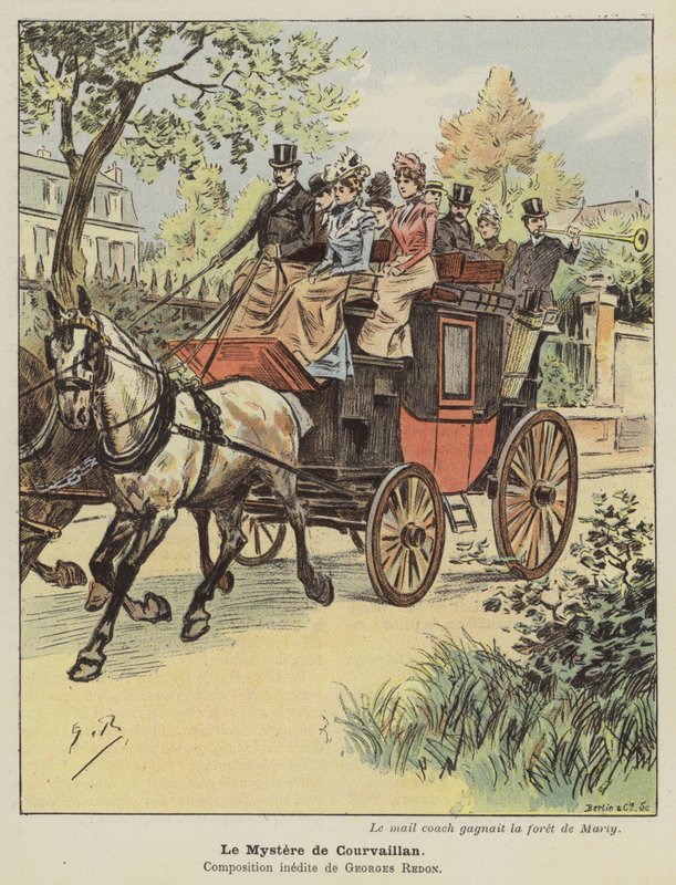 Tajemnica Courvaillan (kolor lito) autorstwa Georges Redon