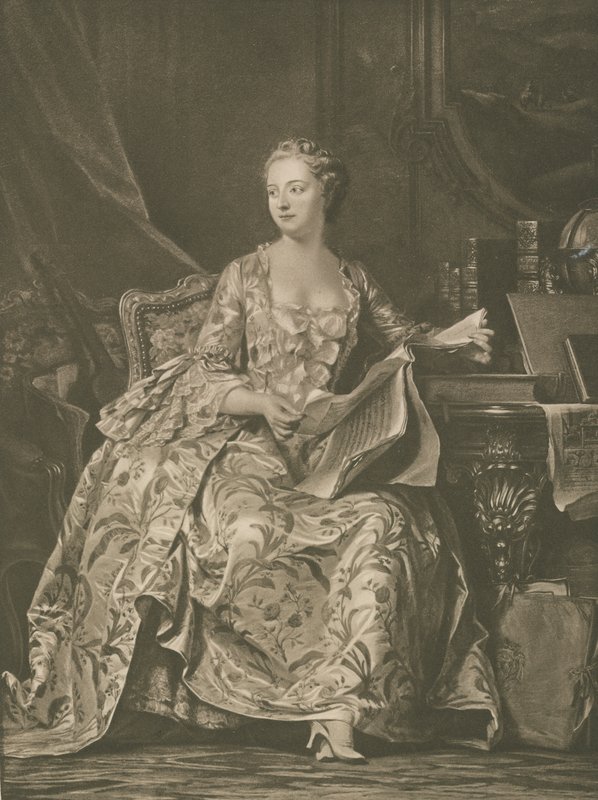 Madame de Pompadour autorstwa Georges de la after Tour