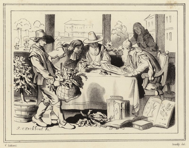 Botanicy w pracy autorstwa Gerbrand van den Eeckhout