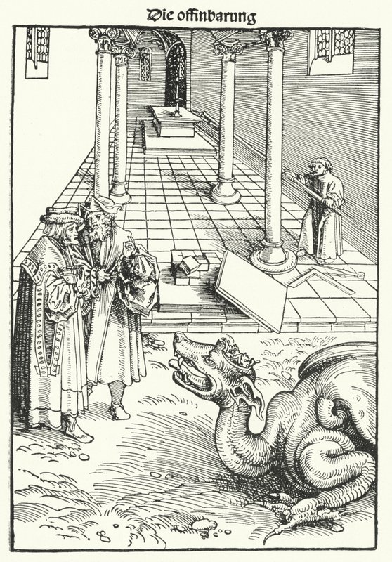 Strona z pierwszego wydania Nowego Testamentu Lutra opublikowanego w Wittenberdze we wrześniu 1522 r. autorstwa German School