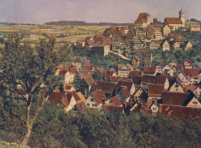 Altensteig, Schwarzwald, Niemcy (zdjęcie kolorowe) autorstwa German Photographer