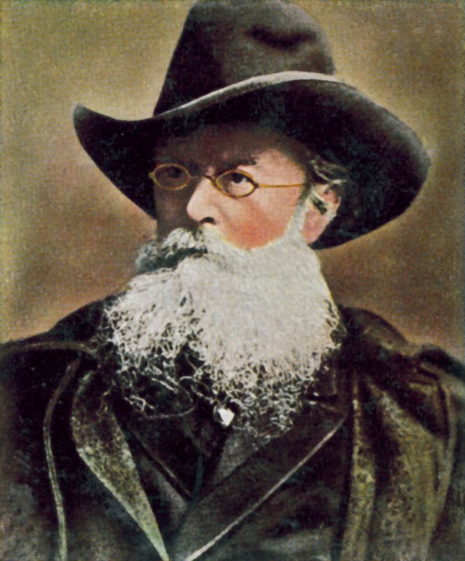 Felix Dahn, niemiecki prawnik, pisarz i historyk (zdjęcie kolorowe) autorstwa German Photographer