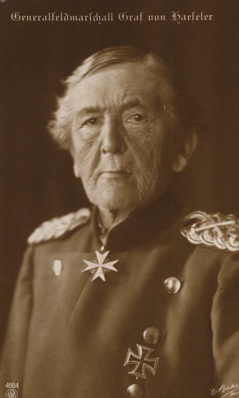 Marszałek polny hrabia von Haeseler (zdjęcie czarno-białe) autorstwa German Photographer