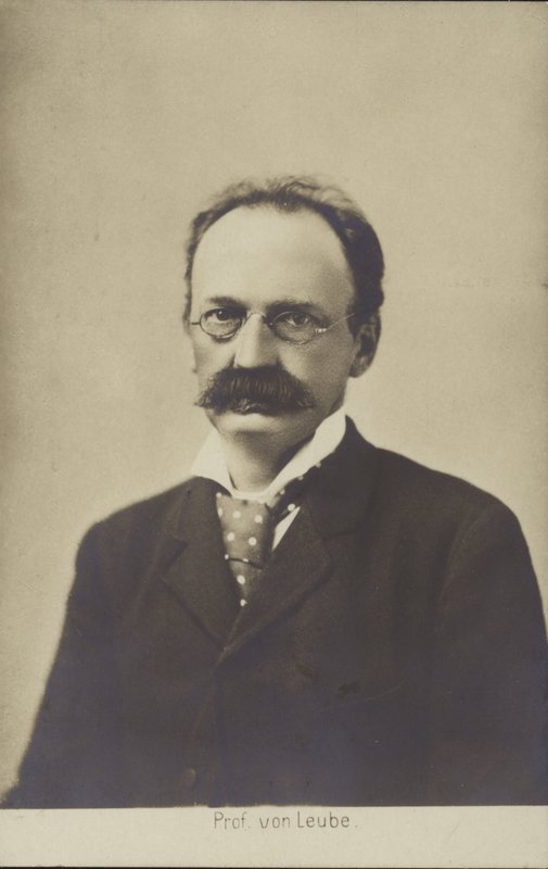 Wilhelm Olivier Leube (zdjęcie czarno-białe) autorstwa German Photographer