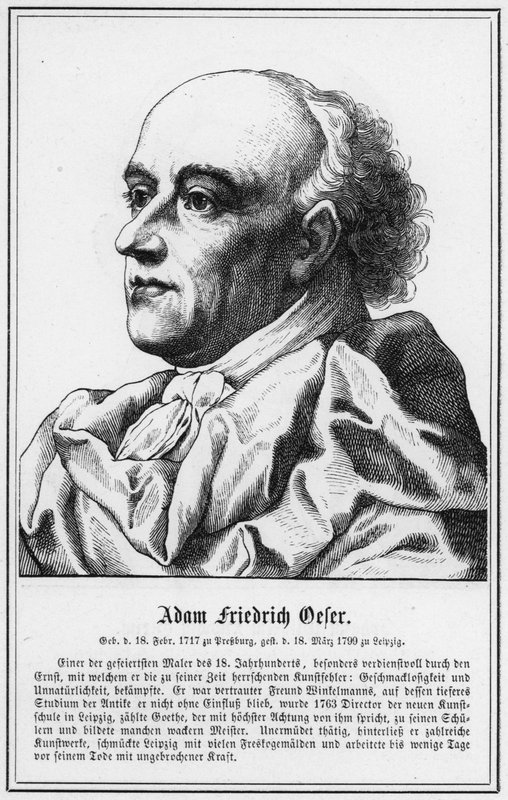 Adam Friedrich Oeser (grafika) autorstwa German School