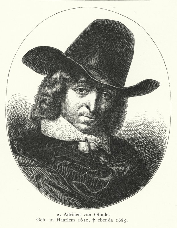 Adriaen van Ostade, malarz holenderskiego Złotego Wieku (grafika) autorstwa German School