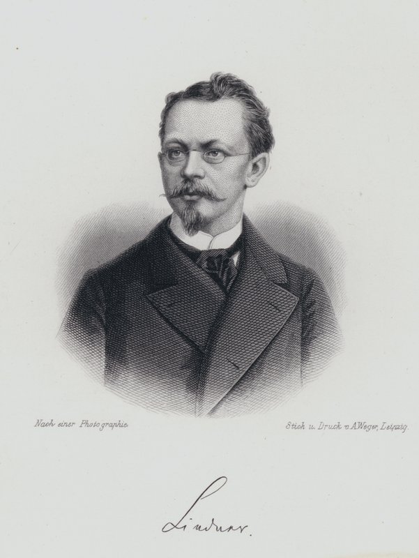 Albert Lindner, niemiecki dramaturg (grafika) autorstwa German School