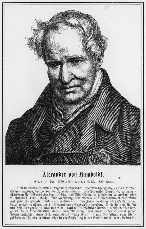 Alexander von Humboldt (grafika) autorstwa German School