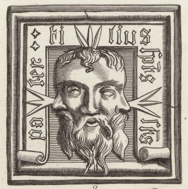 Amulet. Ilustracja do zdjęć Atlas (grawerowanie) autorstwa German School