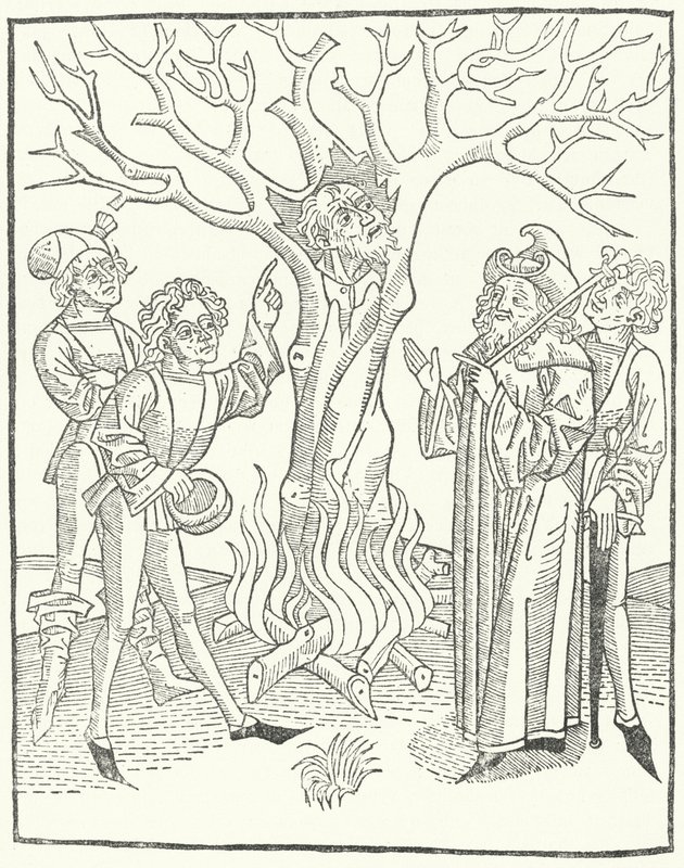 Ilustracja z Księgi Mądrości autorstwa German School