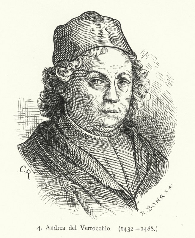 Andrea del Verrocchio, włoski malarz renesansowy, rzeźbiarz i złotnik (grafika) autorstwa German School