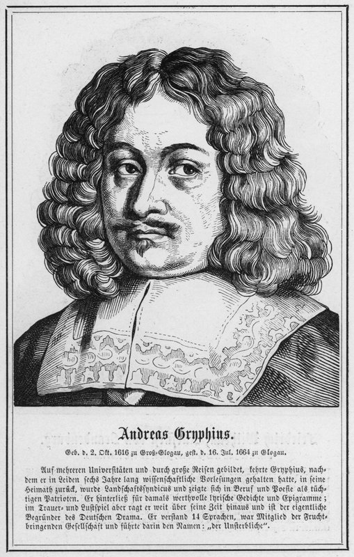 Andreas Gryphius (grafika) autorstwa German School