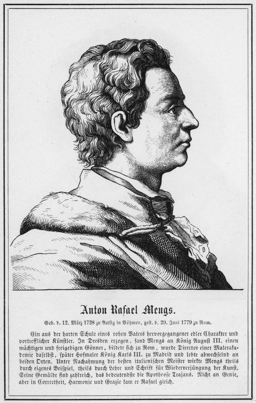 Anton Rafael Mengs (Grawerowanie) autorstwa German School