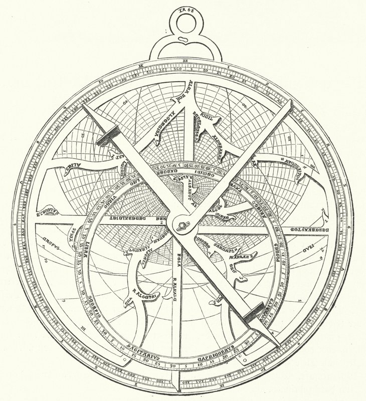 Astrolabium Regiomontanus (grafika) autorstwa German School