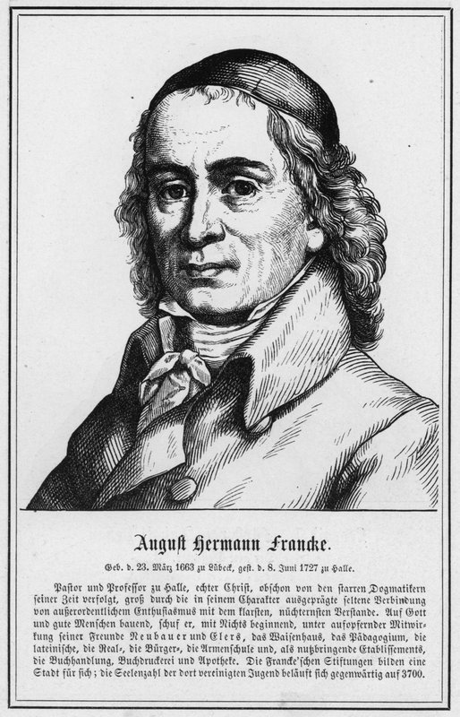 August Hermann Francke (grafika) autorstwa German School