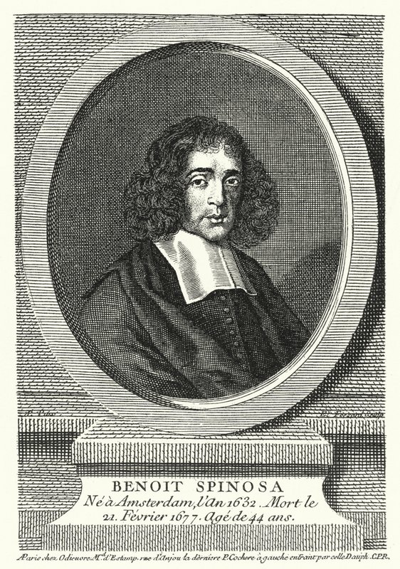 Baruch Spinoza , holenderski filozof (grafika) autorstwa German School