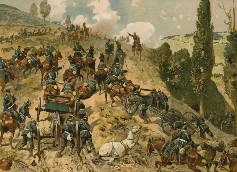 Bitwa pod Spicheren, wojna francusko-pruska, 6 sierpnia 1870 autorstwa German School