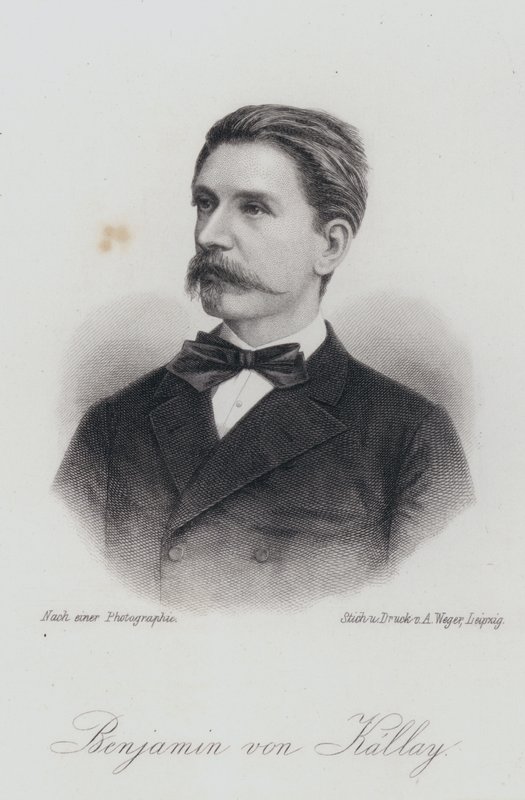 Beni Kallay, austro-węgierski mąż stanu (grafika) autorstwa German School