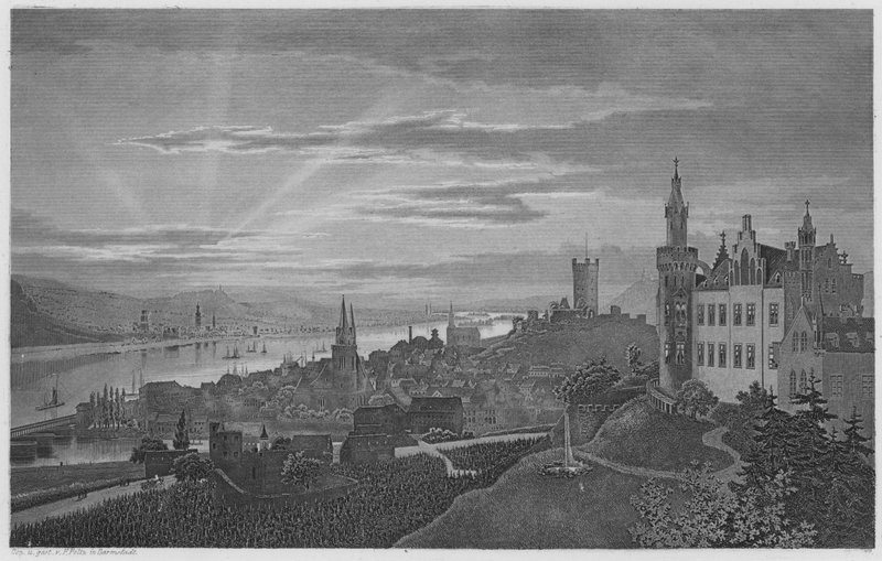 Bingen (grawerowanie) autorstwa German School