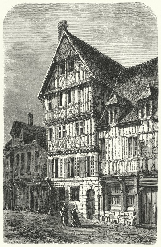 Miejsce urodzenia w Rouen francuskiego dramaturga Pierre
