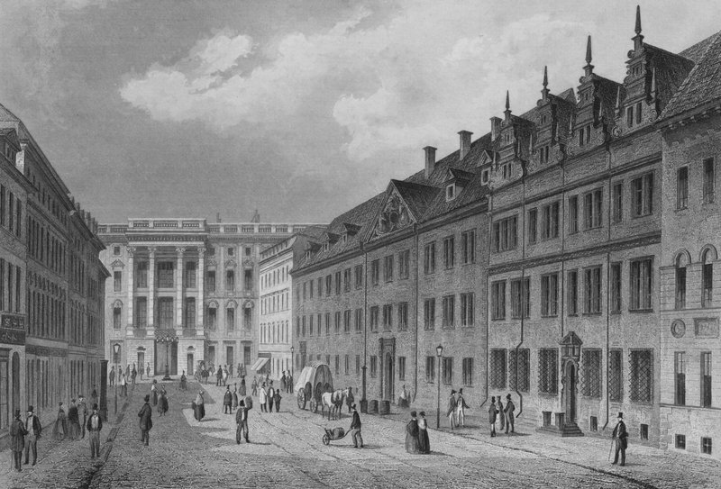 Breite Strasse, Berlin (grawer na stali) autorstwa German School