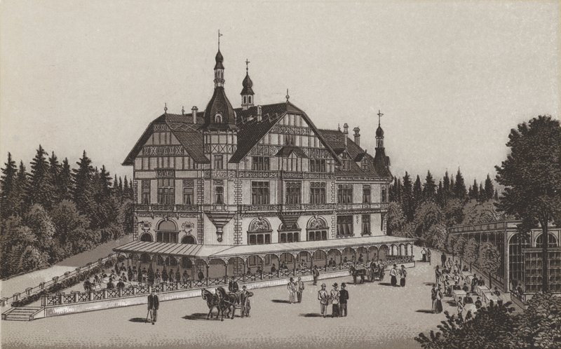 Kawiarnia Jagerhaus (lito) autorstwa German School