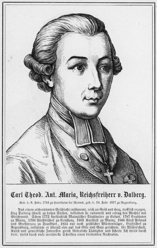 Carl Theodor Anton Maria, Reichsfreiherr von Dalberg (grafika) autorstwa German School