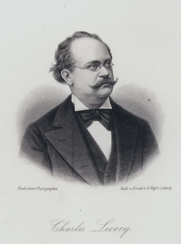 Charles Lecocq, francuski kompozytor (grafika) autorstwa German School