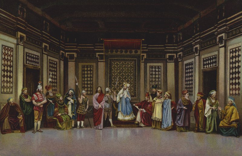 Chrystus przed Kajfaszem autorstwa German School
