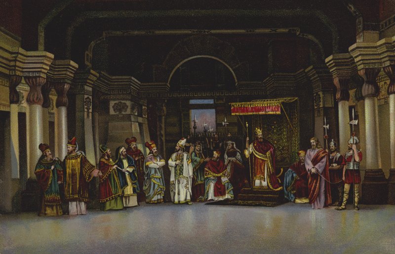 Chrystus przed Herodem autorstwa German School
