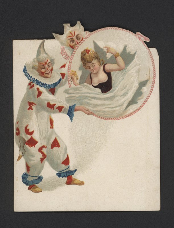 Klauni (chromolitho) autorstwa German School