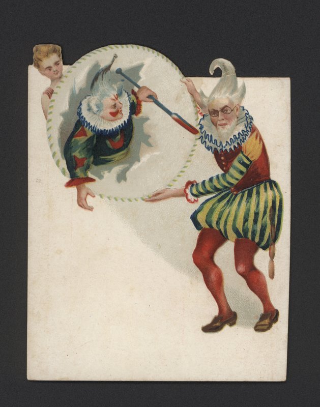 Klauni (chromolitho) autorstwa German School