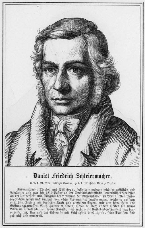 Daniel Friedrich Schleiermacher (grafika) autorstwa German School