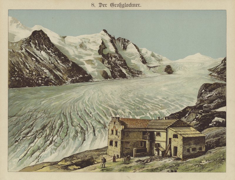 Der Grossglockner (kolor lito) autorstwa German School
