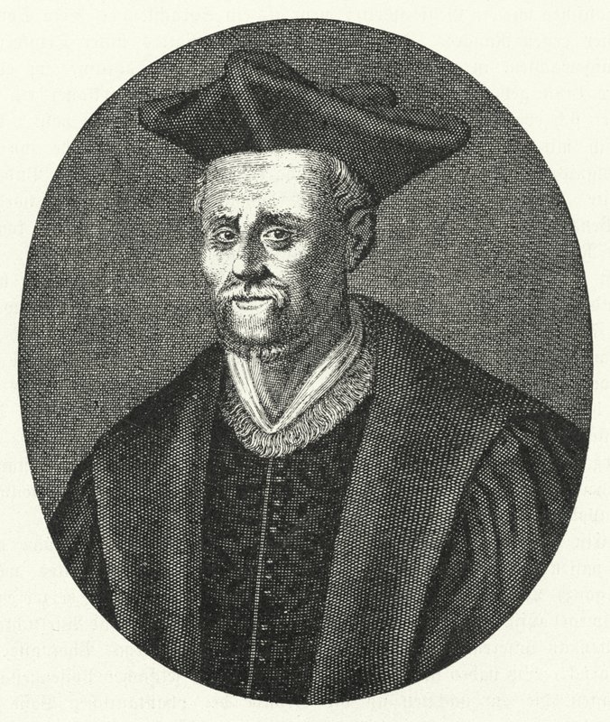 Francois Rabelais , francuski pisarz (grafika) autorstwa German School