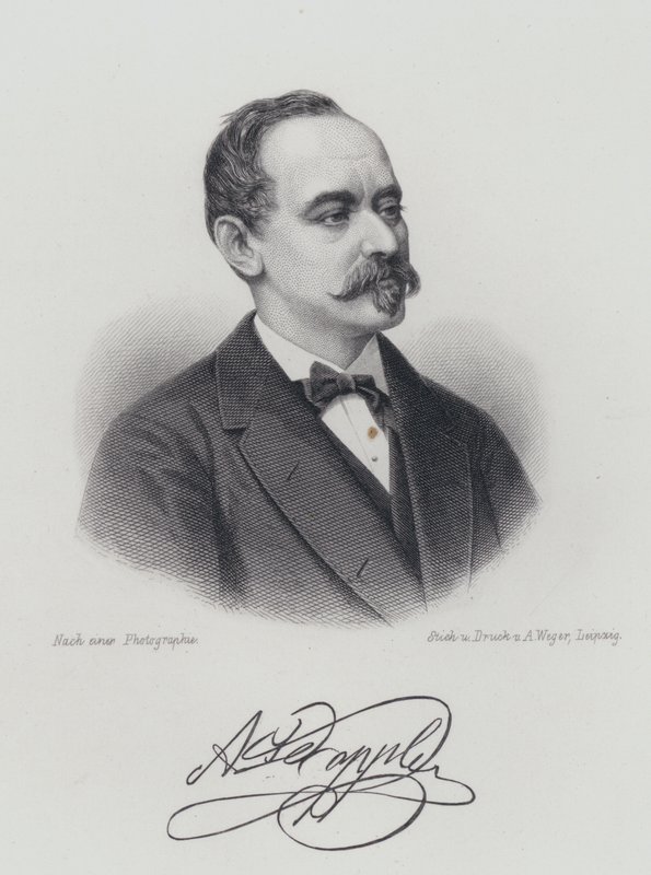 Franz Doppler , austriacki flecista i kompozytor (grafika) autorstwa German School