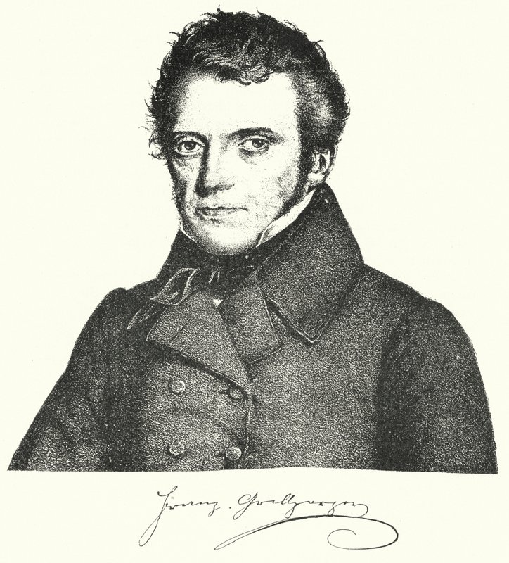 Franz Grillparzer , austriacki dramaturg i poeta (grafika) autorstwa German School