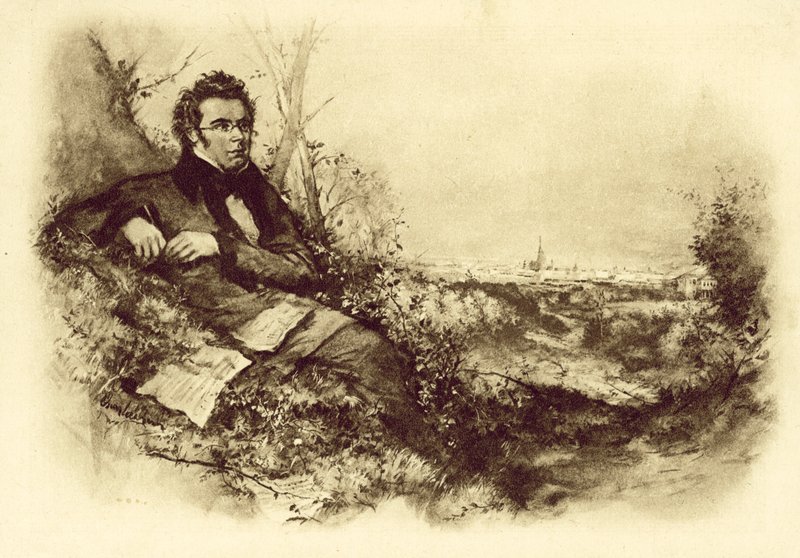Franz Schubert autorstwa German School
