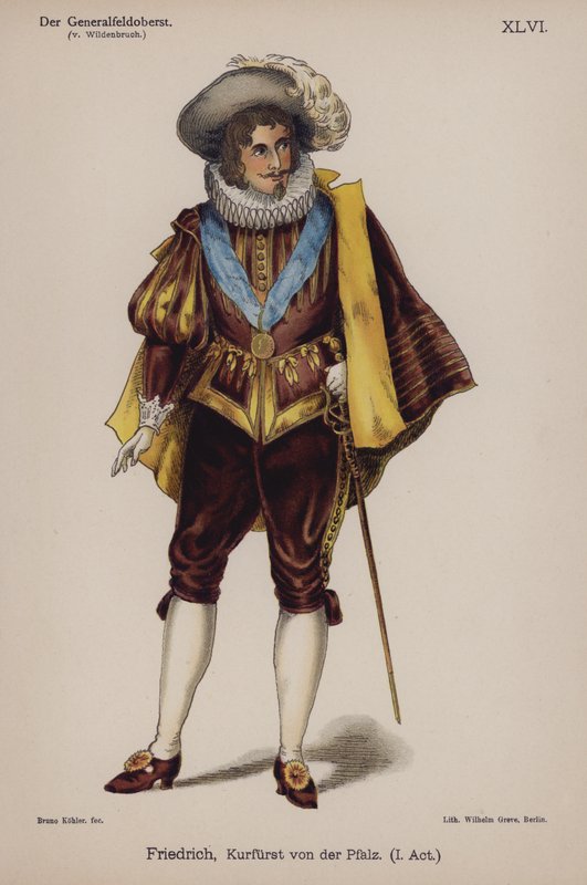 Friedrich, książę Palatynatu, z Der Generalfeldoberst Ernsta von Wildenbruch (kolor lito) autorstwa German School