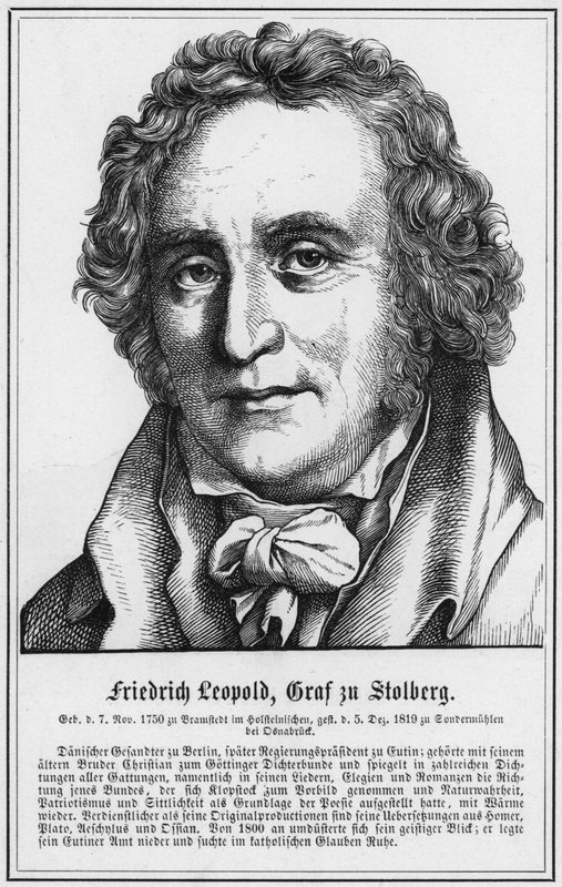 Friedrich Leopold, hrabia Stolberg (grafika) autorstwa German School