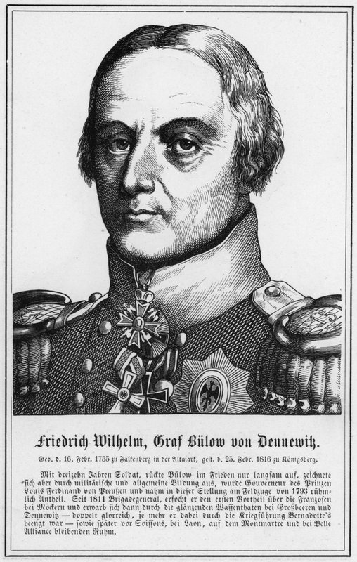 Friedrich Wilhelm, Graf Bulow von Dennewik (grafika) autorstwa German School