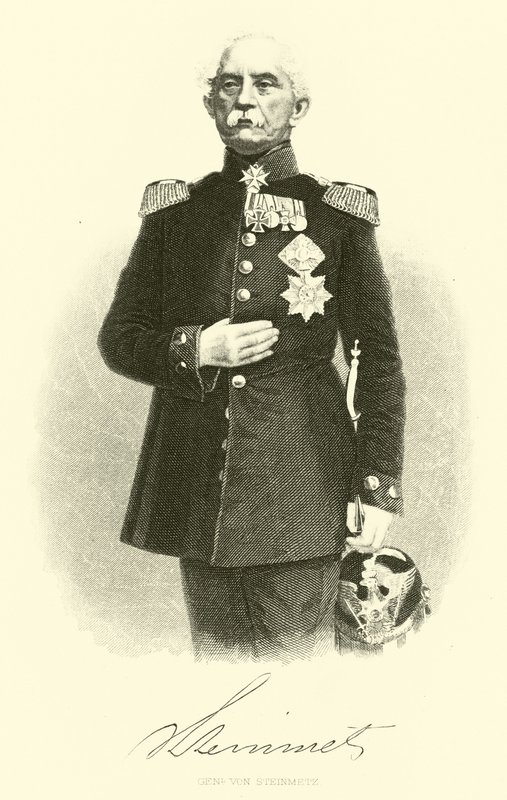 Generał von Steinmetz autorstwa German School